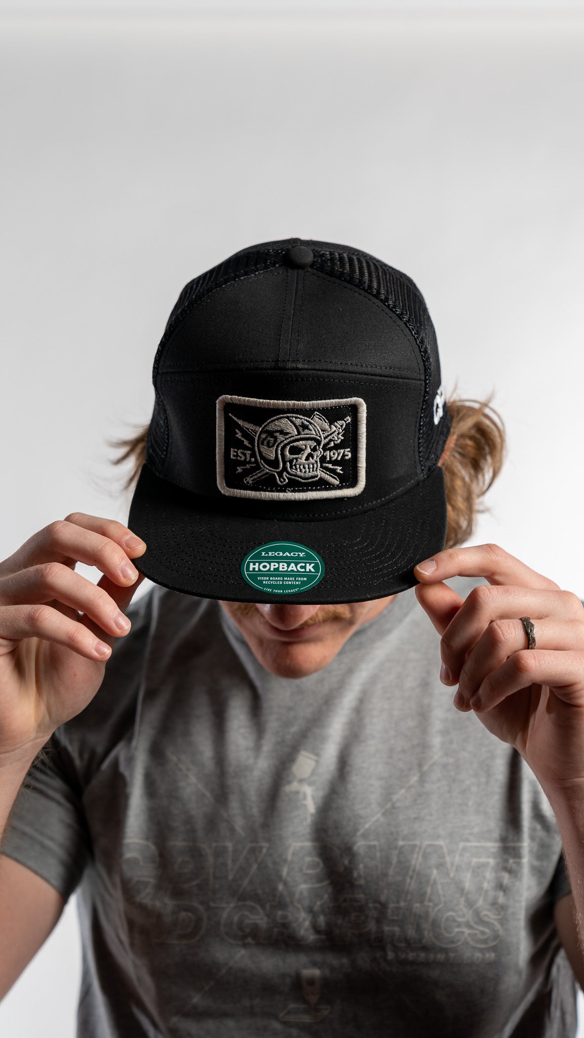 X-Bones Flat Billed Trucker